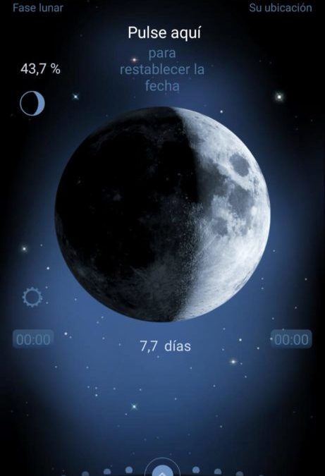 Observación lunar en Mirador Este carretera del Higuerón, La L