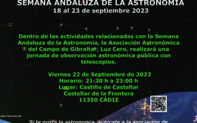 Observación en Castellar de la Frontera en la Semana Andaluza de Astronomía