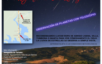 Lágrimas de San Lorenzo en el Campo de Gibraltar el día 11 de Agosto.